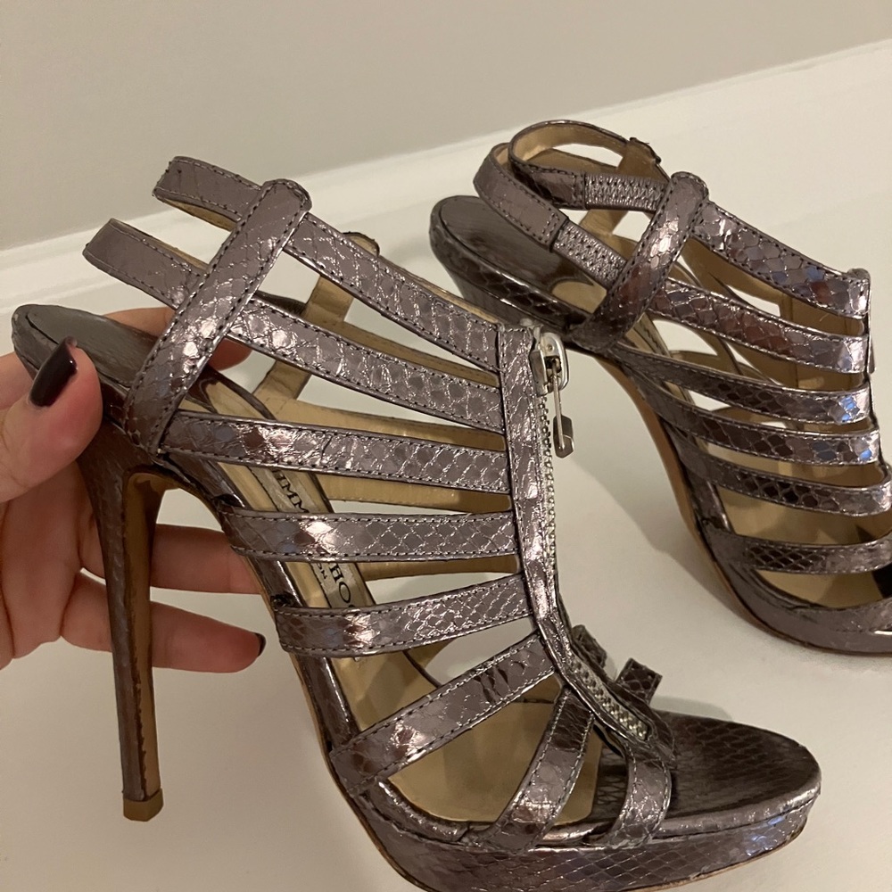 Jimmy Choo Zip Heels